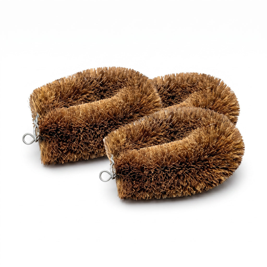 Coconut Fiber Brush Natural/ Kelapa Fiber Berus Coco 椰刷 / Brush 4' / 6' /Berus Sabut