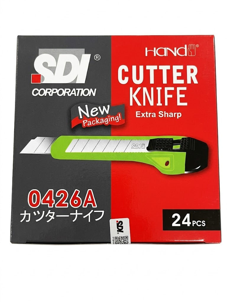 SDI Cutter Knife/ Student Knife Pisau Pemotong Office Student Sekolah Pemotong Gunting