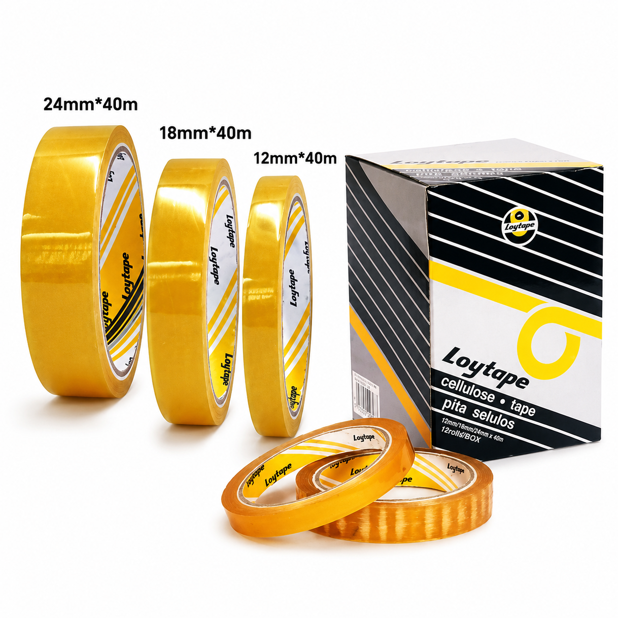 Loytape Tape - Big 1pcs 12mm/18mm/24mm