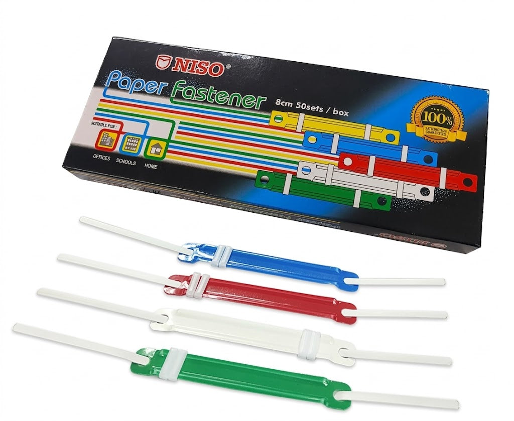ZIRAFFE/NISO Paper Fasteners Multicolours