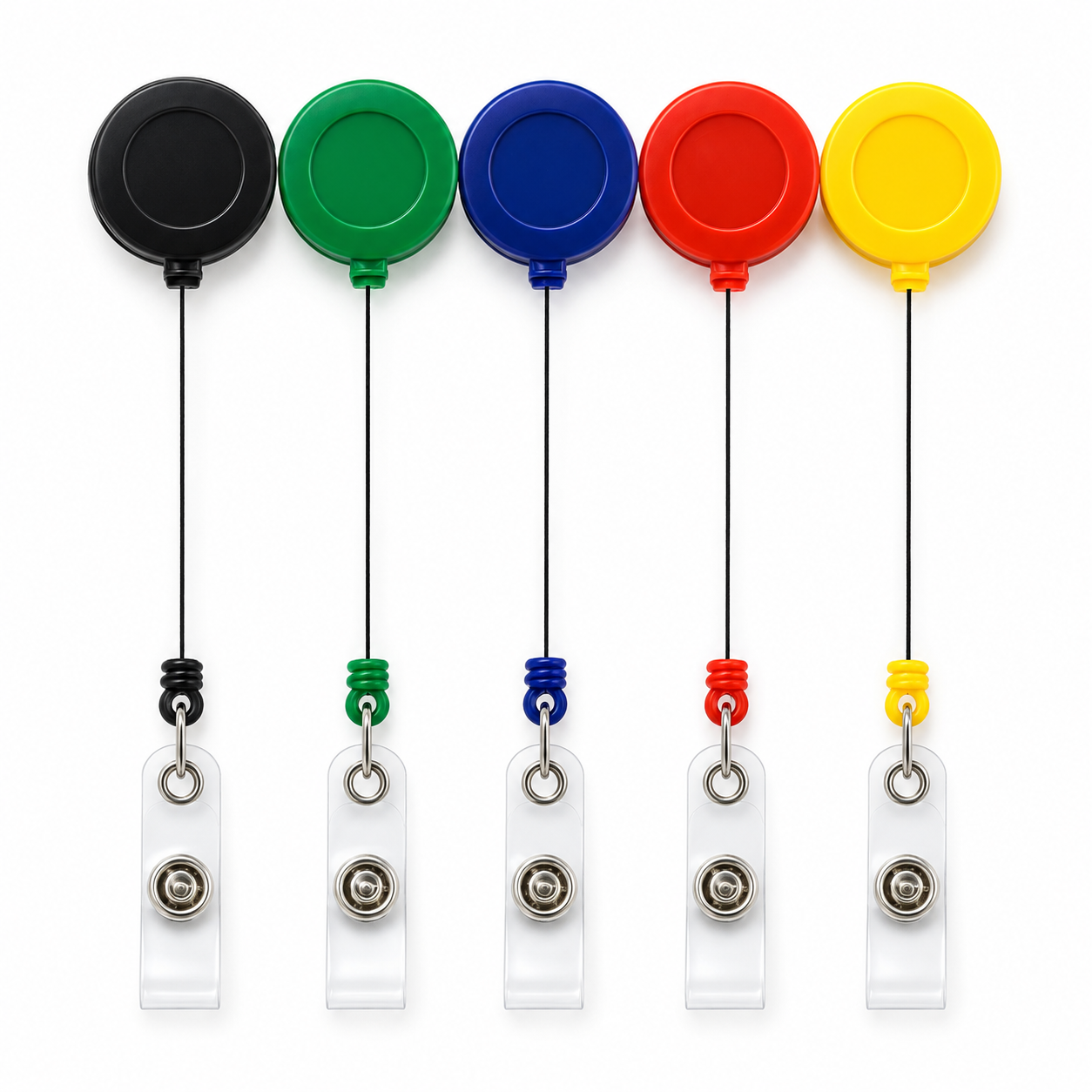 Transparent Retractable ID Clip Reel Yoyo Badge ID Card Holder Clip (BAC528)