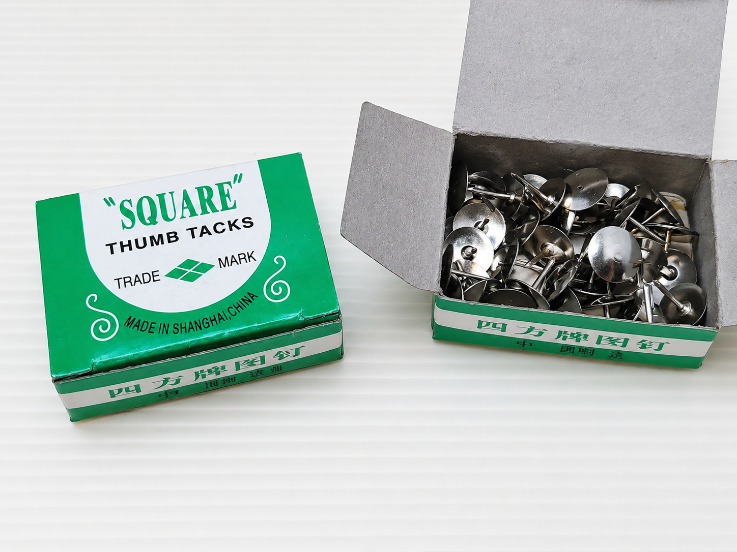 Penguin Square Thumb Tack/ Paku Tekan (Silver)