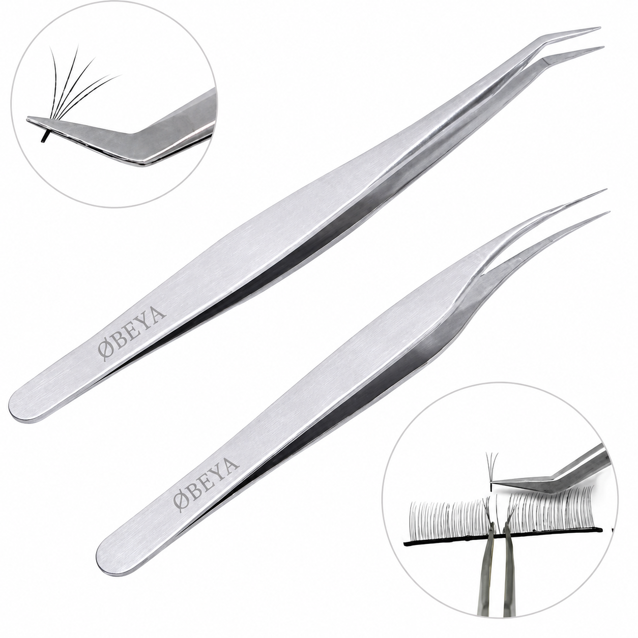 Steel Tweezer Eyelash Extensions 208AA/ 209AA