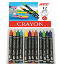 Astar Non-Toxic Crayon 12 colors (412)