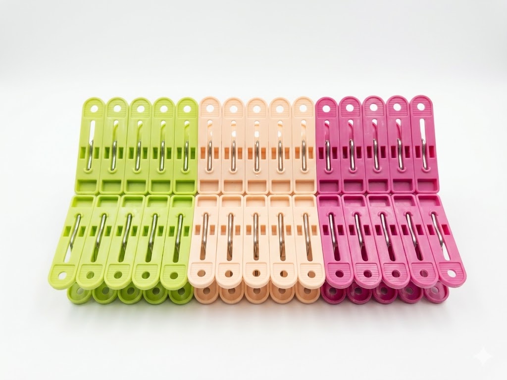 Quality Plastic Clothes Pegs Colourful Clothes Clip Clothes Peg Cloth Peg Plastic Penyepit Baju (10pcs/15pcs/20pcs)