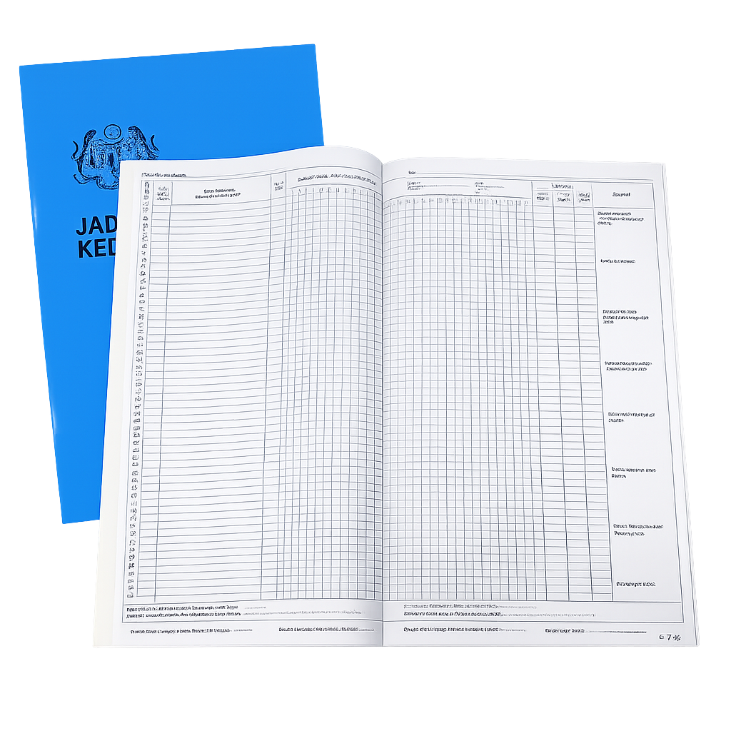 Attendance Book / Jadual Kedatangan Buku / Rekod Kehadiran Murid
