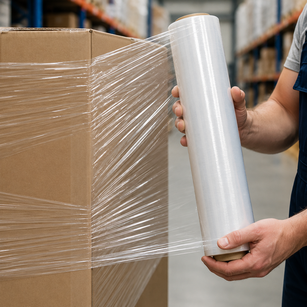 Black/White Stretch Film 50CM X 1.8KG / 50CM X 2.2KG