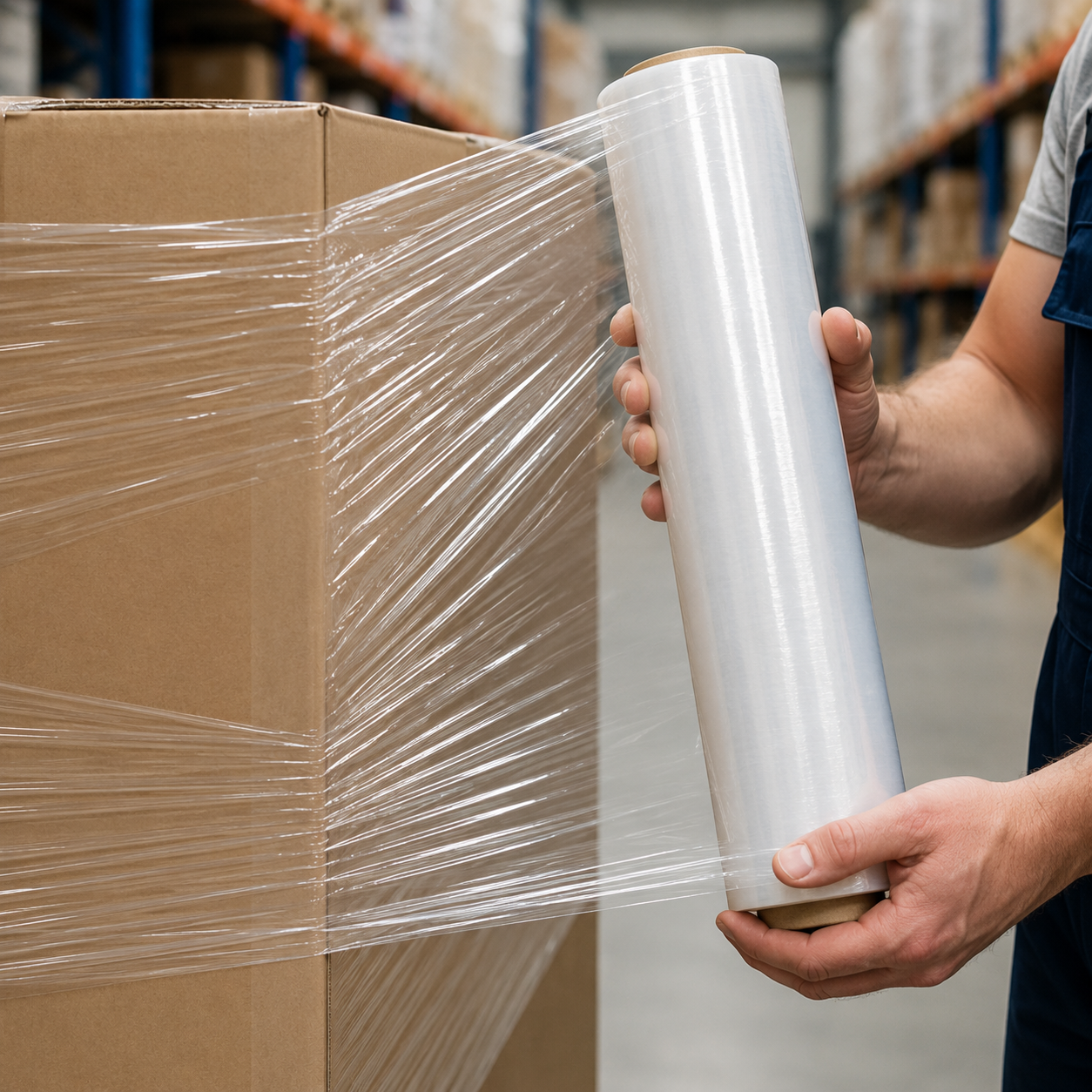 Black/White Stretch Film 50CM X 1.8KG / 50CM X 2.2KG