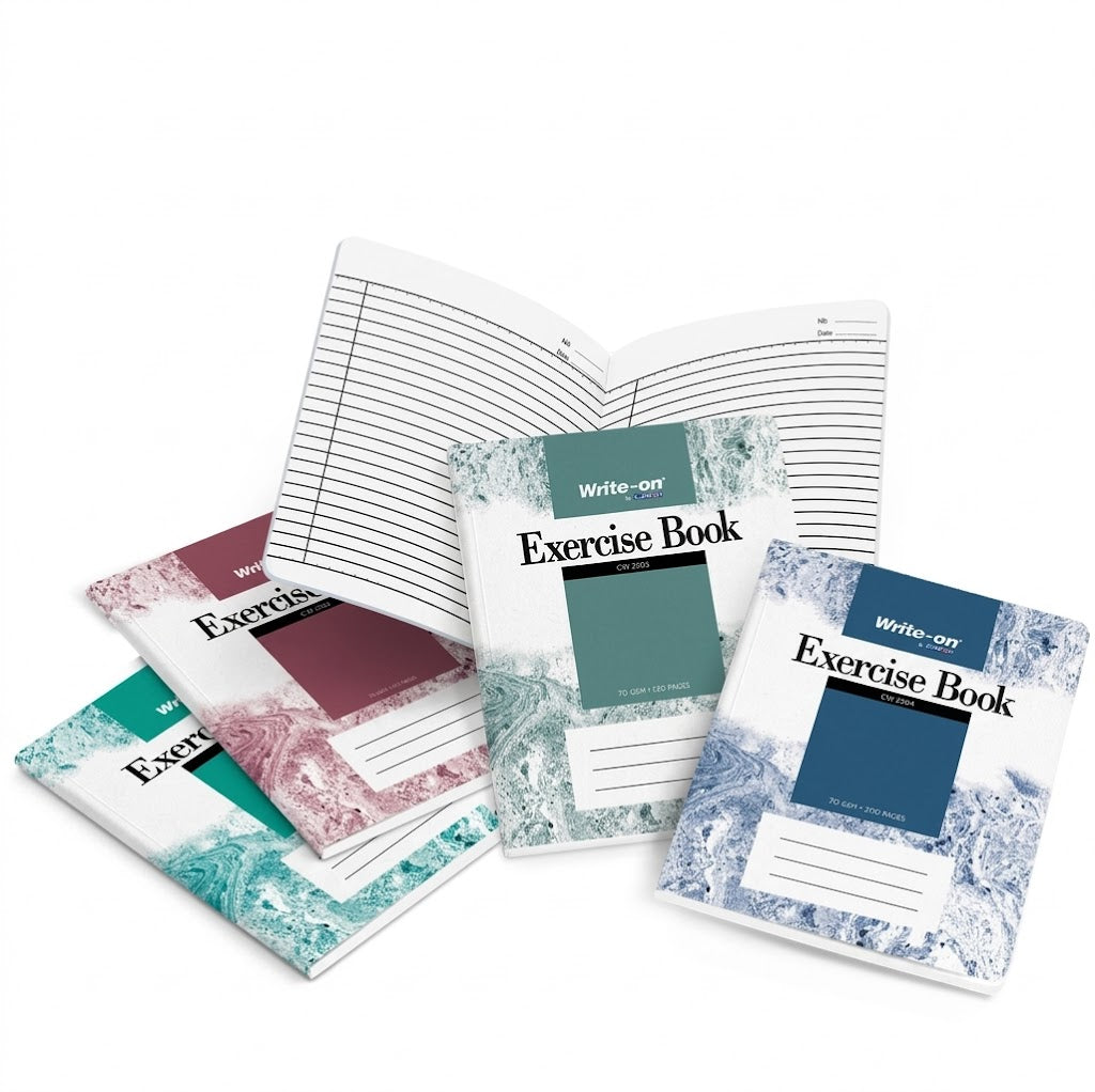 Campap Write On F5 Exercise Note Book F5 80P (CW2501) / 100P (CW2502) / 120P (CW2503) / 200P (CW2504)