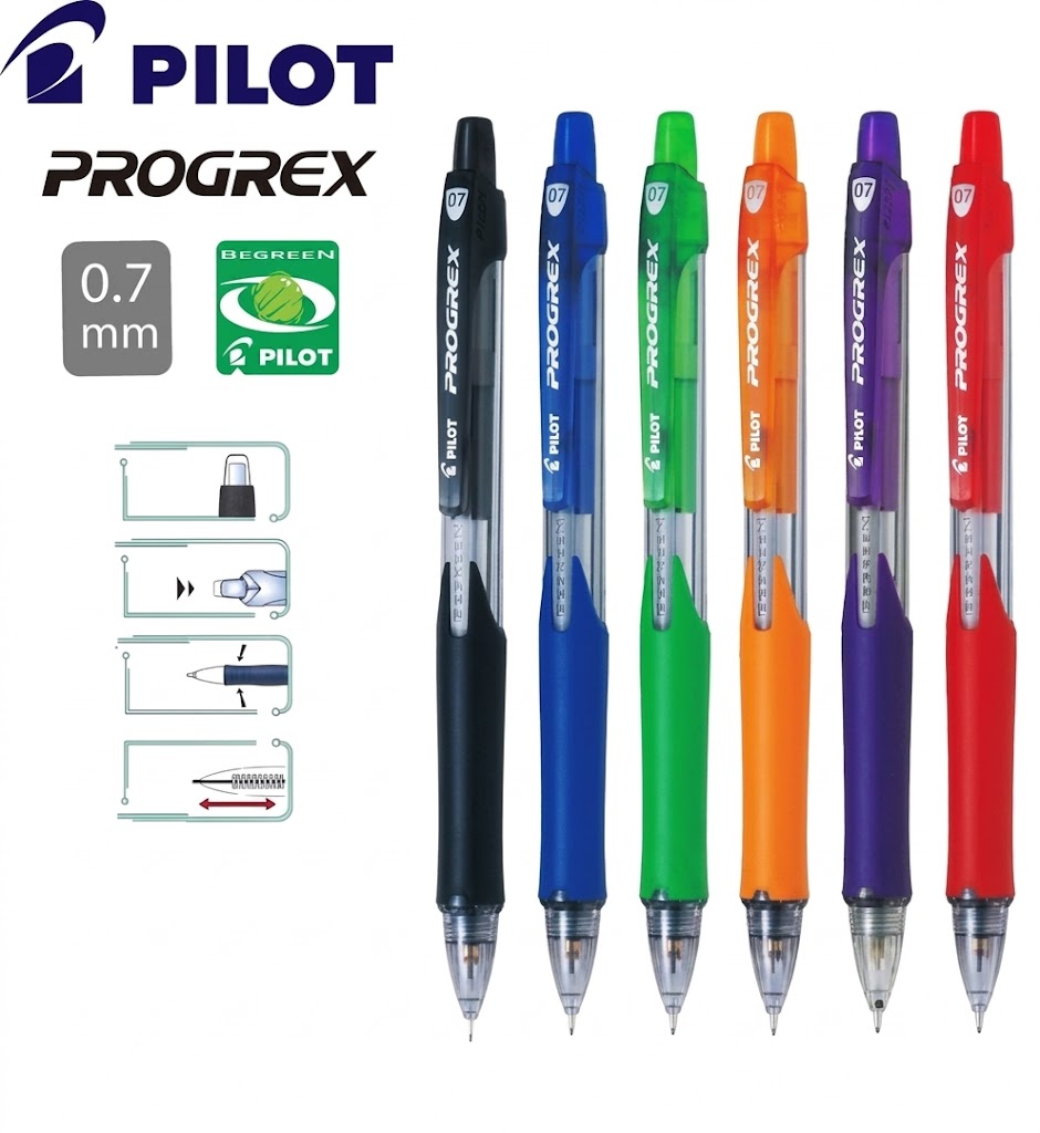Pilot Progrex Mechanical Pencil 0.5mm / 0.7mm