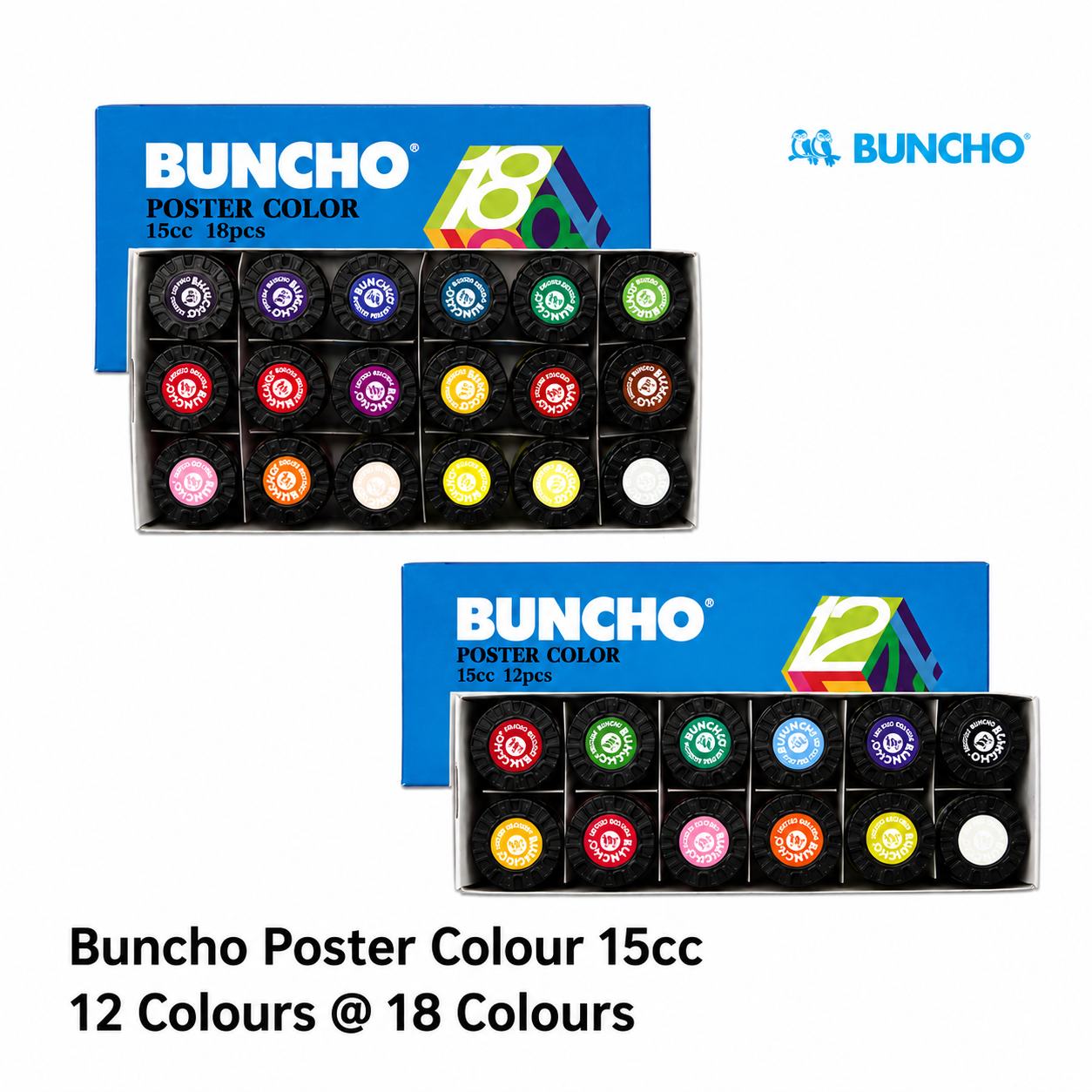 Buncho Poster Colour 15CC - 12Colour / 18 Colour