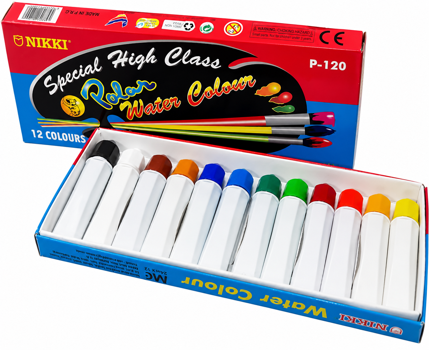Nikki Water 12 Colour/ Warna Air Lukisan/ Art Water Color P120
