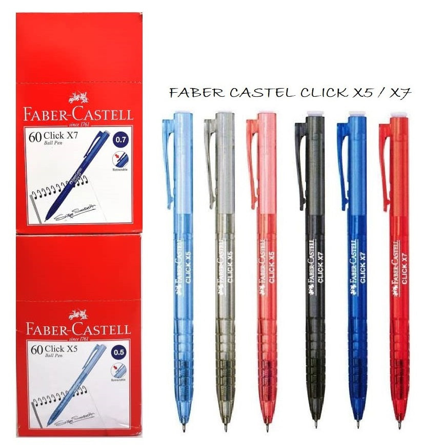 Faber-Castell Click Ball Pen X5/X7