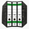 ABBA Option Lever Arch Voucher File/ Ring File/ For receipts or small half A4 size documents 3" (75mm / 3 Inches)