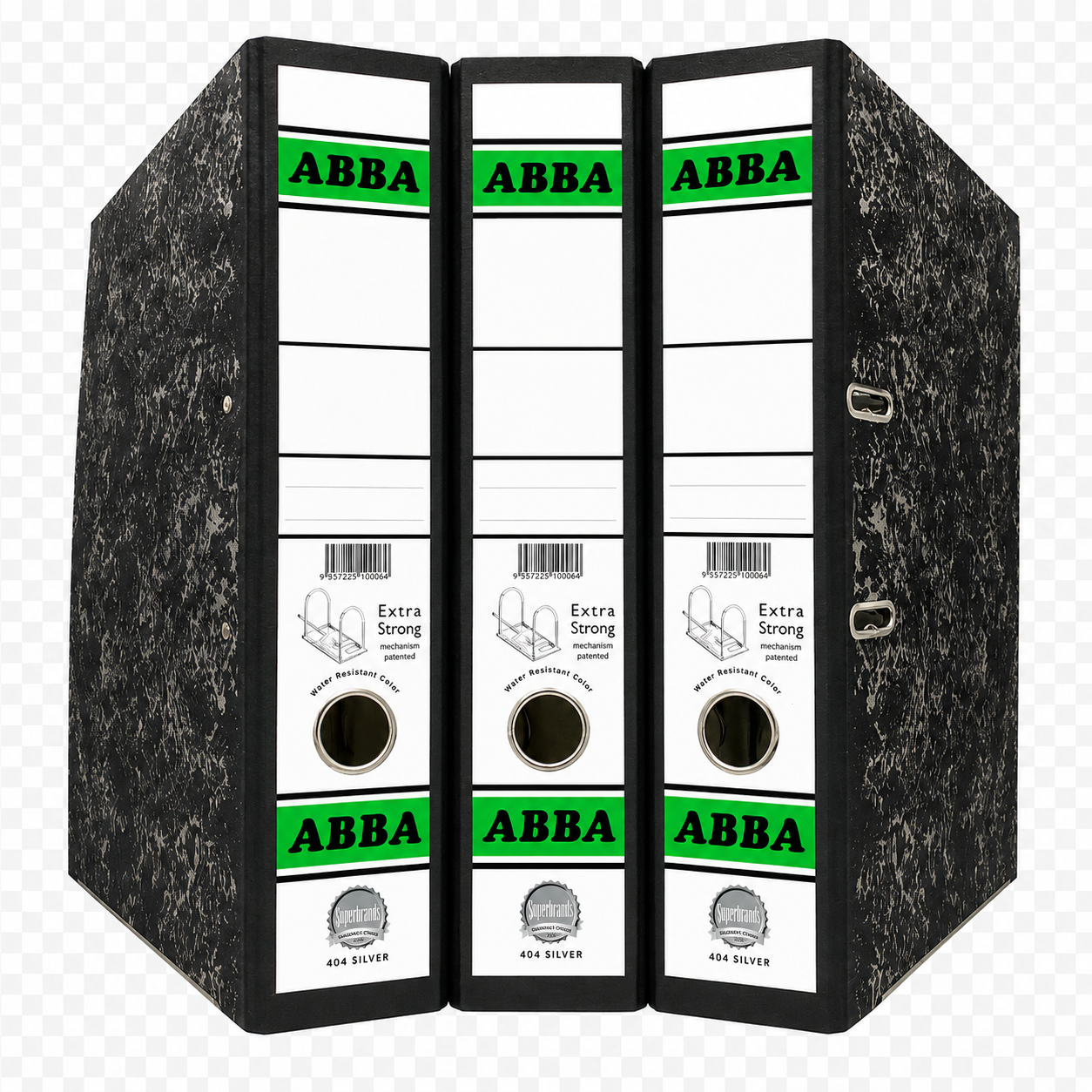 ABBA Option Lever Arch Voucher File/ Ring File/ For receipts or small half A4 size documents 3" (75mm / 3 Inches)