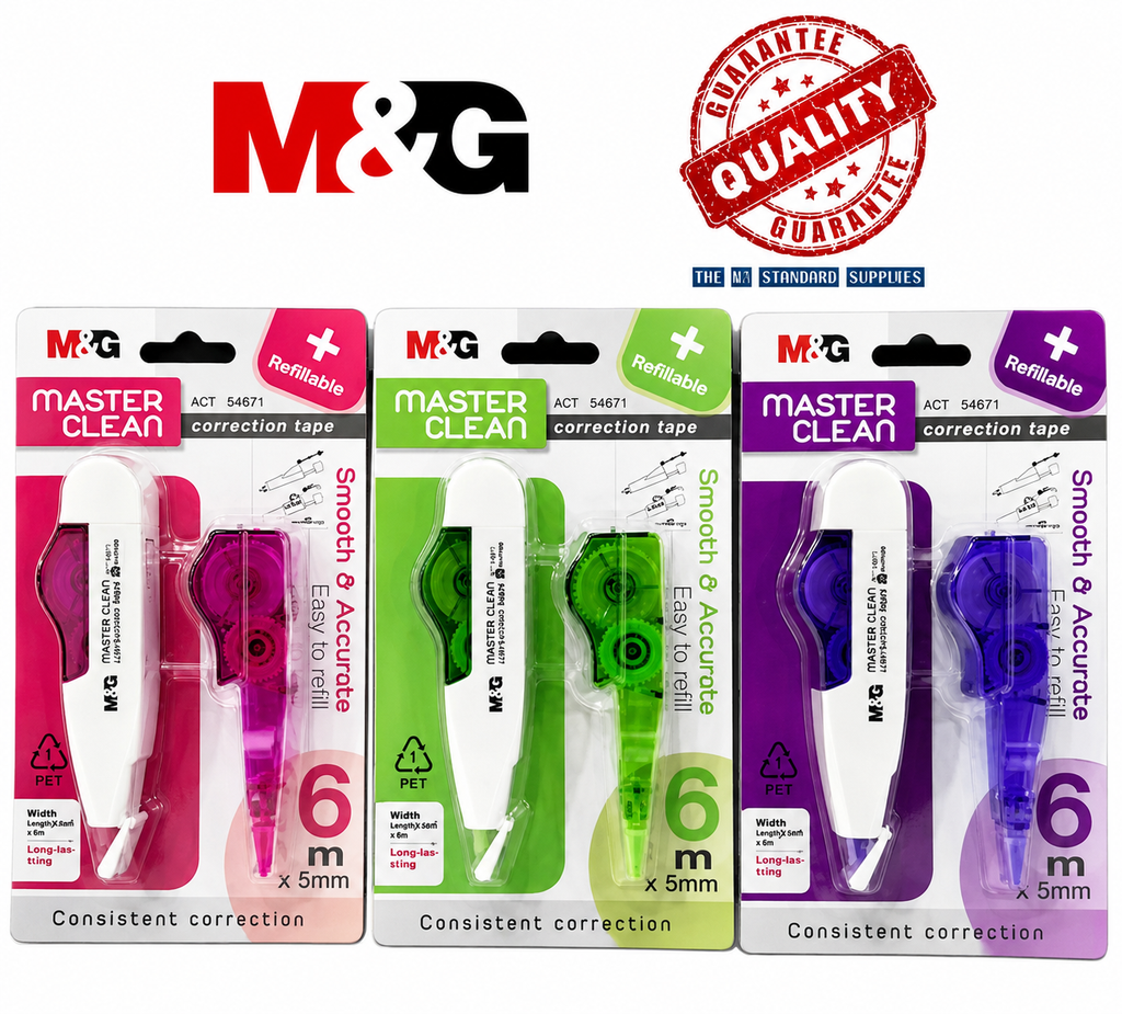 M&G CORRECTION TAPE 6M X 5MM (ACT 56071) 1PC