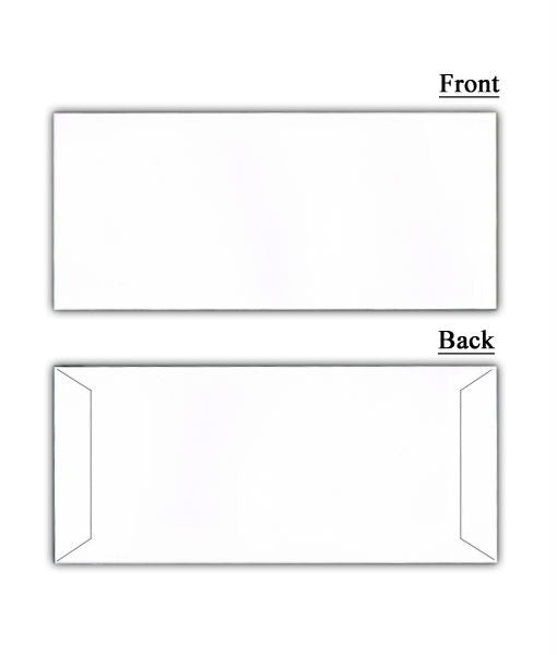 White / Brown Envelope without Window/ Sampul Surat 4.5" x 9.5" 20pcs