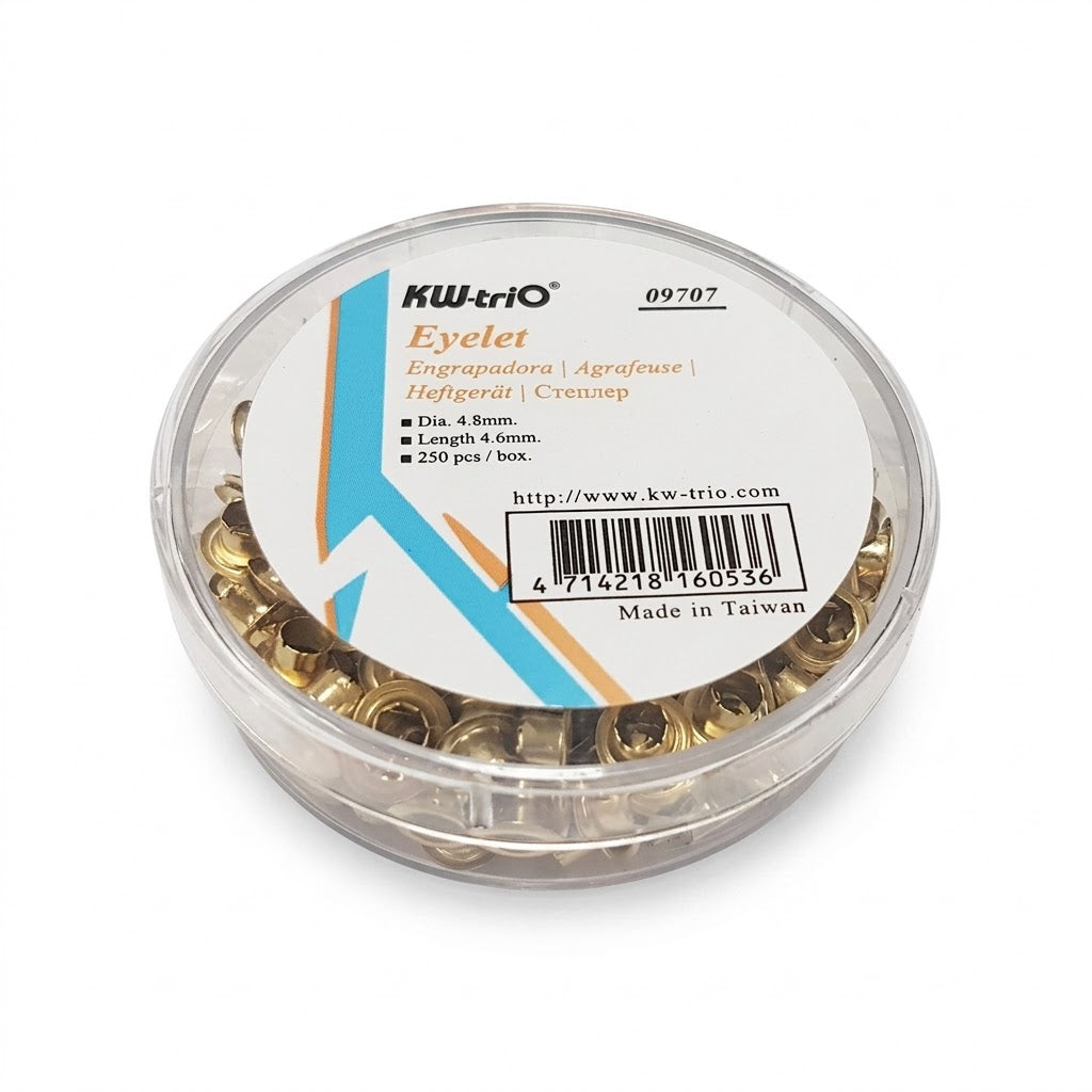 Eyelets Copper 09707 KW-trio/Eyelet Punch /Eyelet Cooper Gold