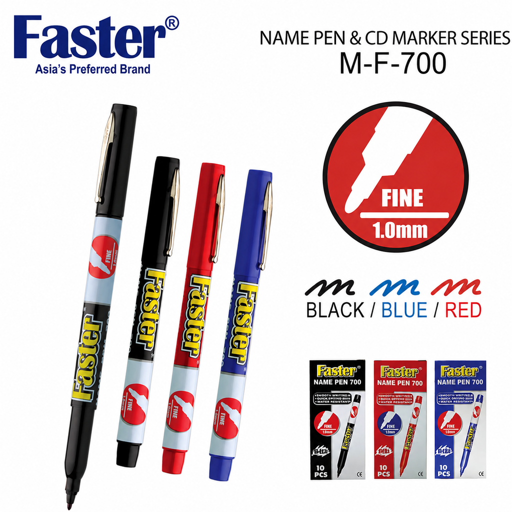 Faster 700 Name Pen Permanent Marker