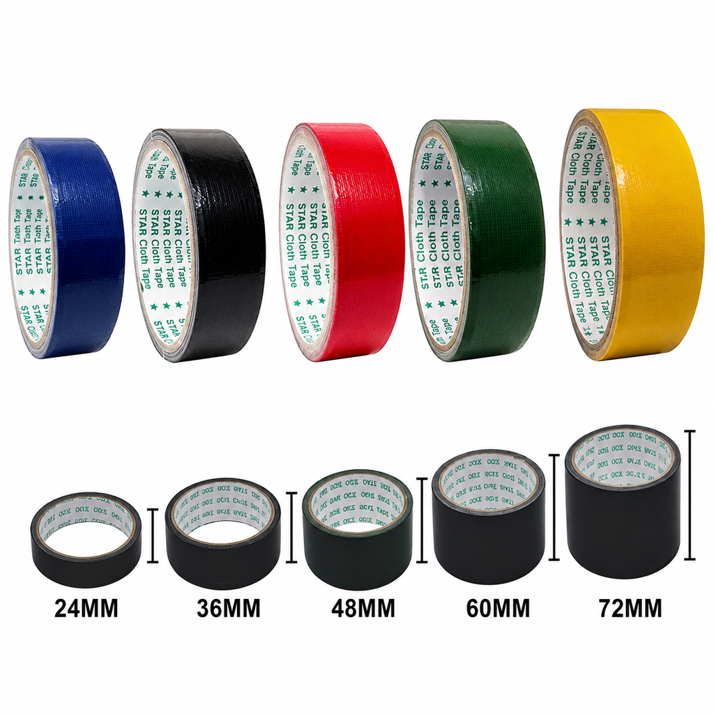 Binding Tape / Cloth Tape / Binding Buku Tape Pelekat Warna Pelekat Kain Tape