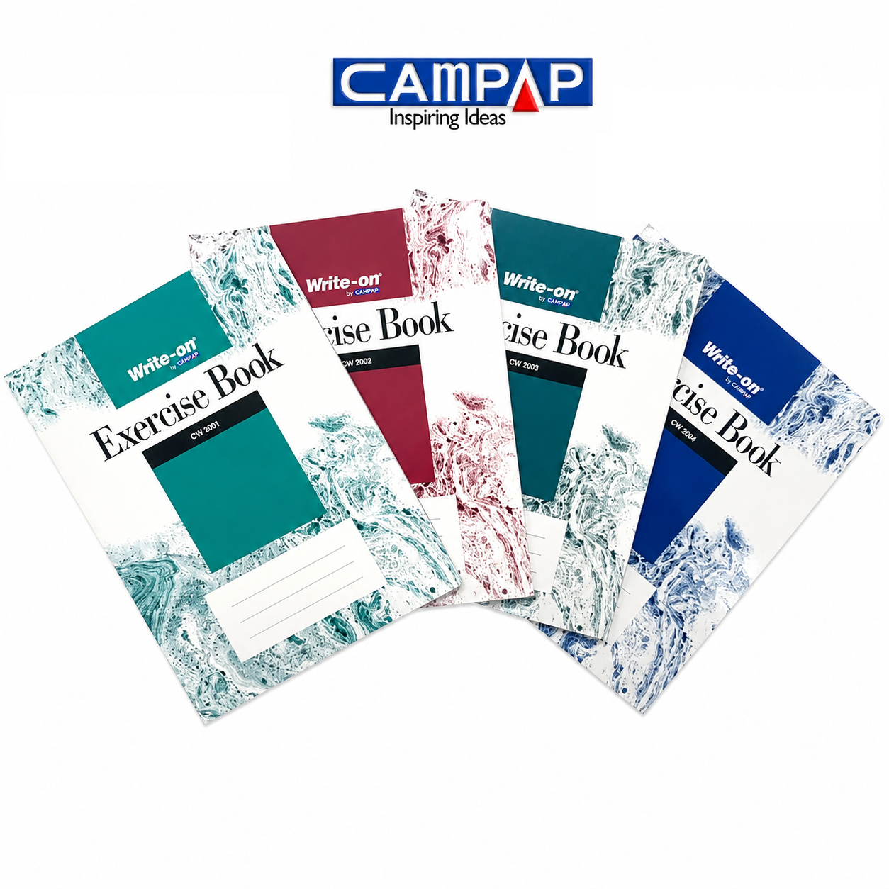Campap Write On F5 Exercise Note Book F5 80P (CW2501) / 100P (CW2502) / 120P (CW2503) / 200P (CW2504)