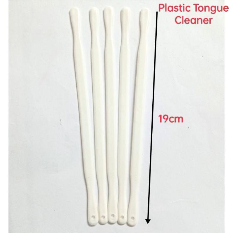 Stainless steel/Plastic tongue scraper舌头刮清洁