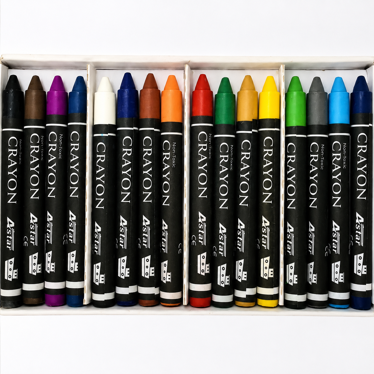 Astar Non-Toxic Crayon 16 Colours (416)