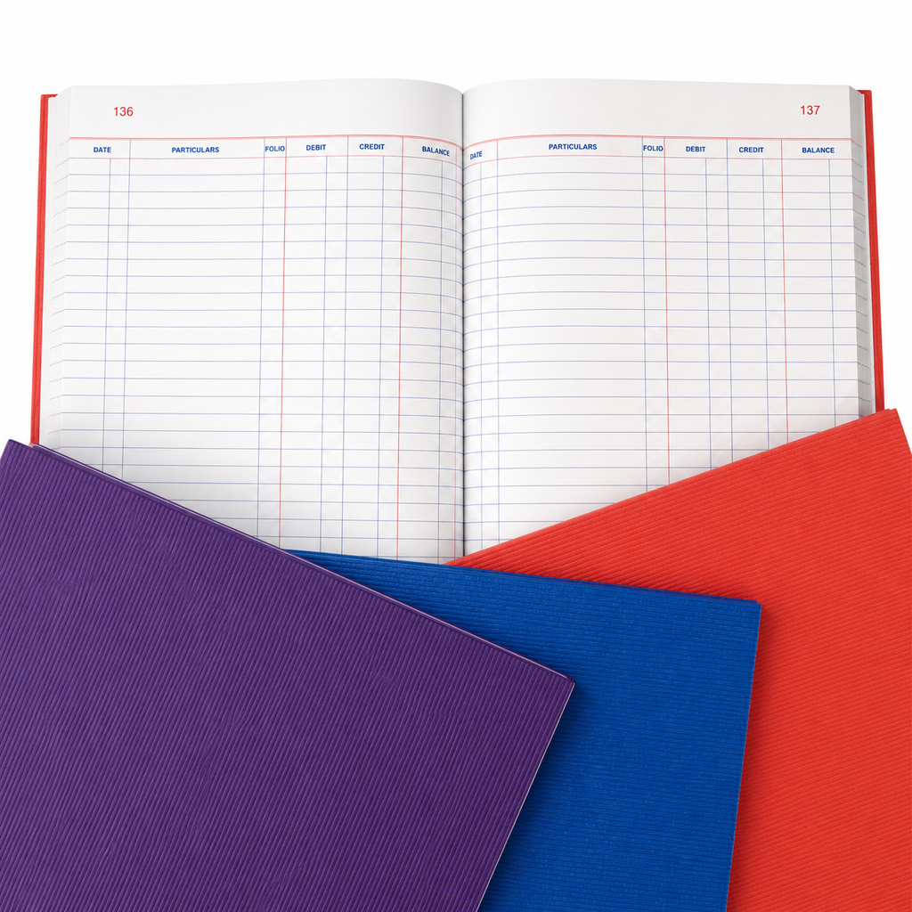Uni 3 Columns Foolscap Book 120Pgs / 200Pgs / 300Pgs / 400Pgs