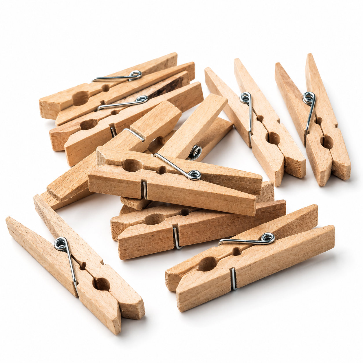 Wooden Clothes Pegs Laundry Pegs/ Laundry Clothes Pins / DIY Clip Penyepit Kain Kayu