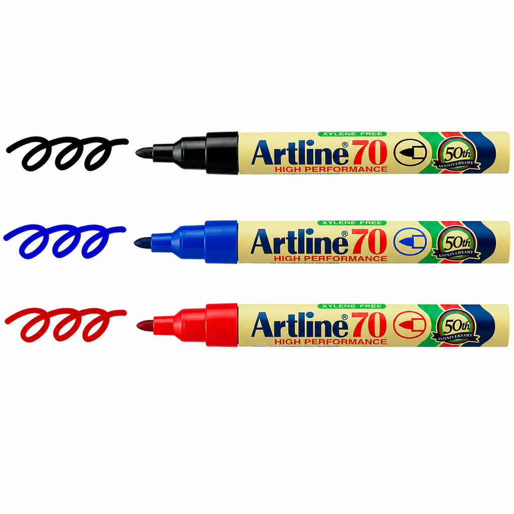 Artline 70 Permanent Marker Bullet Tip (Pen marker dakwat kekal)