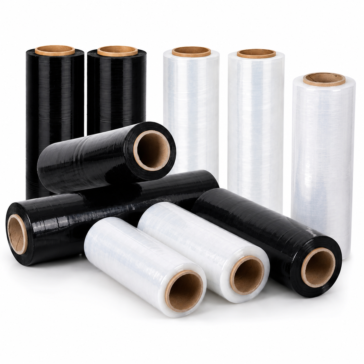 Black/White Stretch Film 50CM X 1.8KG / 50CM X 2.2KG
