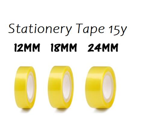 Stationery Tape 12mm / 18mm / 24mm x 15y