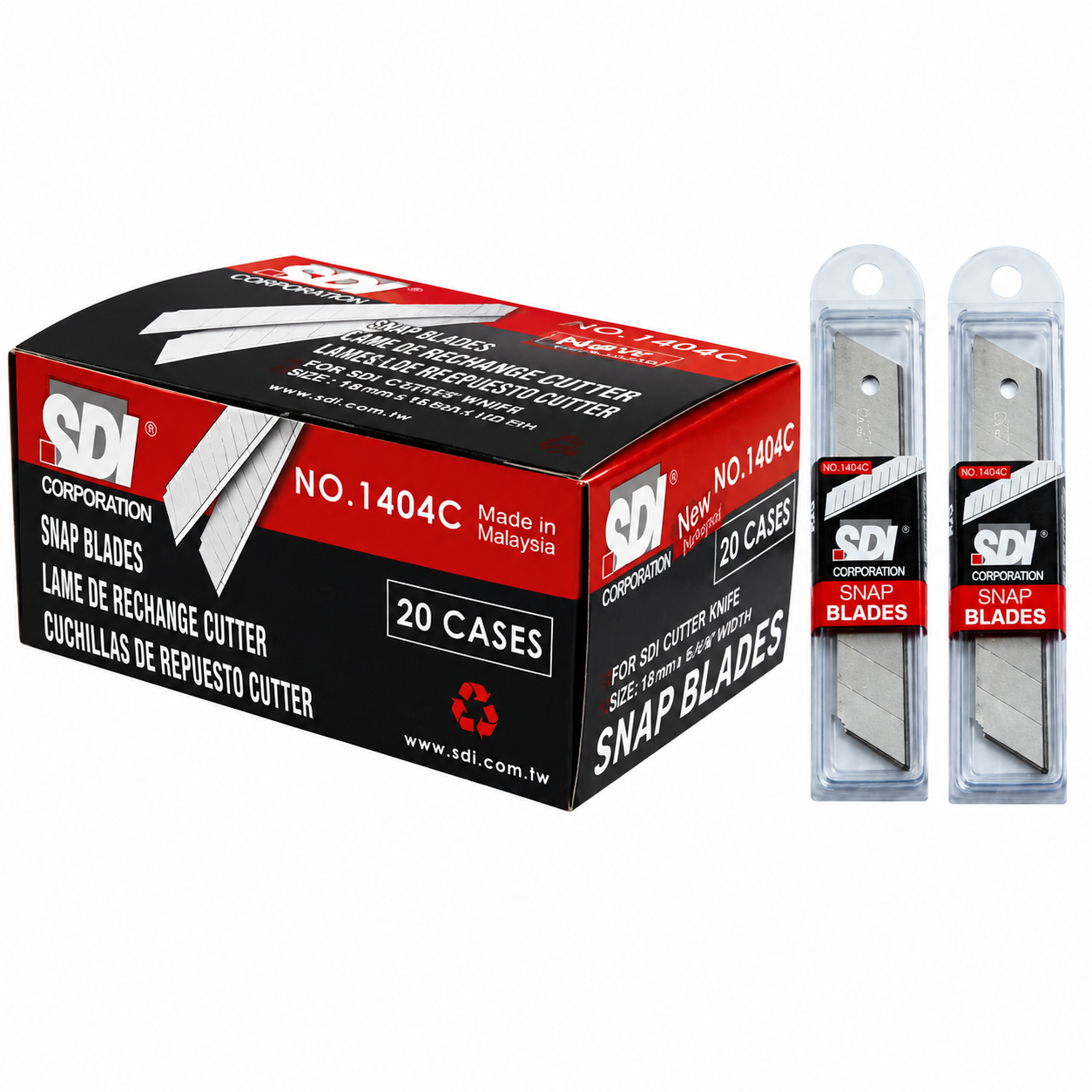 SDI Cutter Knife Blade Refill 1404C