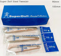 SuperDoll Multipurpose Tweezer V-Shape/ Sepit Janggut 90mm/ 120mm *BLUE*