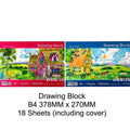 Step By Step B4 Drawing Block DB9924