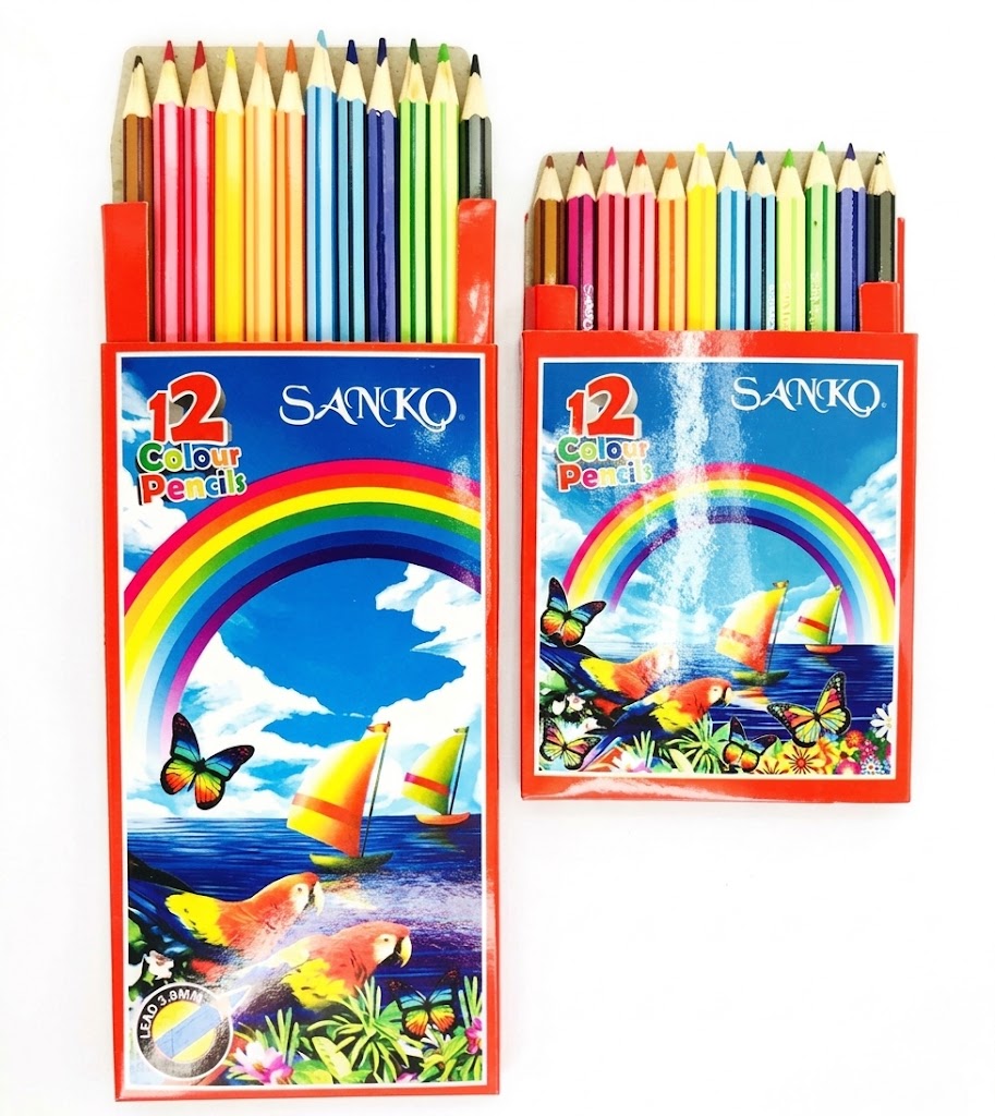Sanko Star Colour Pencil Short/Long 12's