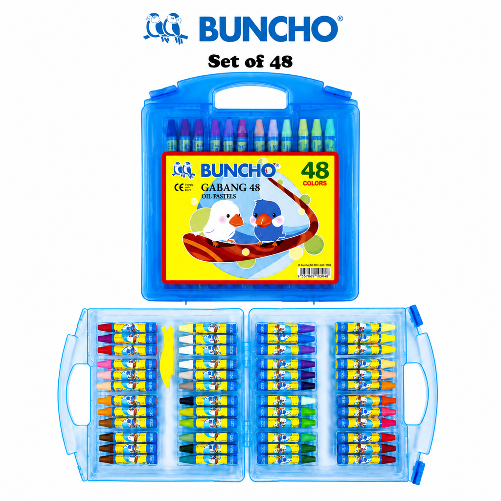 Buncho Gabang Oil Pastel Crayon 24C / 36C / 48C / (55/60C) / (60/70C)