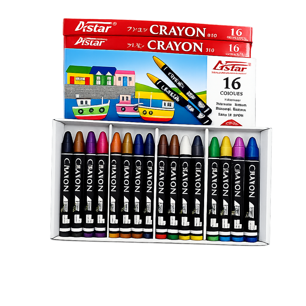 Astar Non-Toxic Crayon 16 Colours (416)