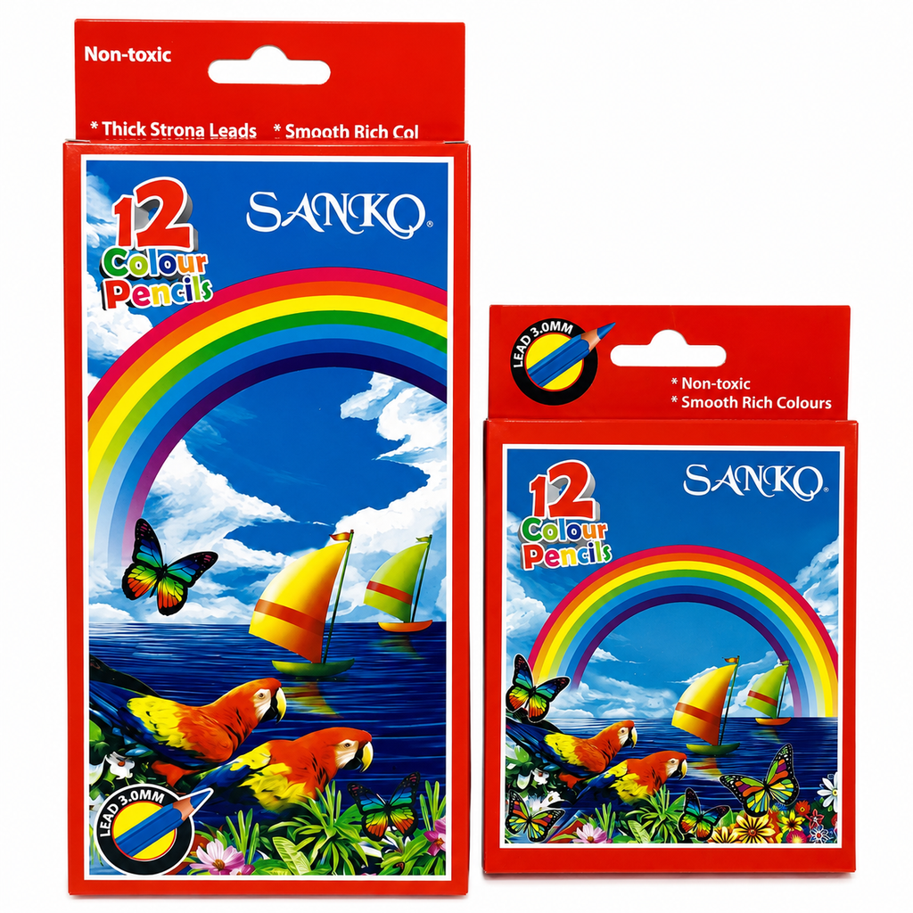 Sanko Star Colour Pencil Short/Long 12's