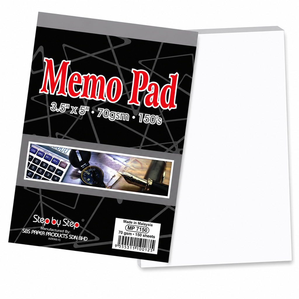 SBS Memo Pad Kraft  MP7150/ MP7180/ MP1688