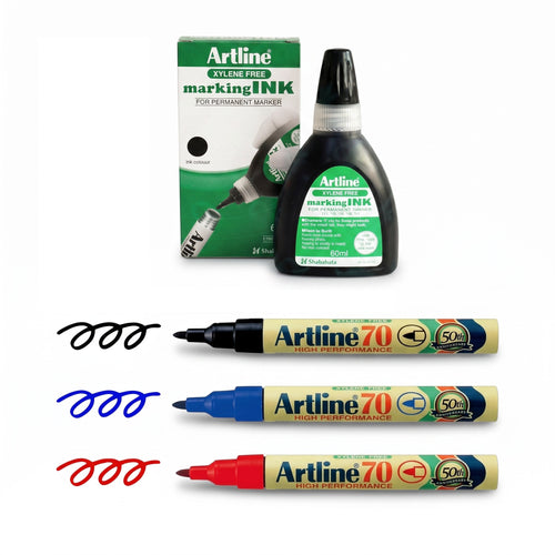 Artline Permanent Marker Refill Ink 60ml 1Pcs