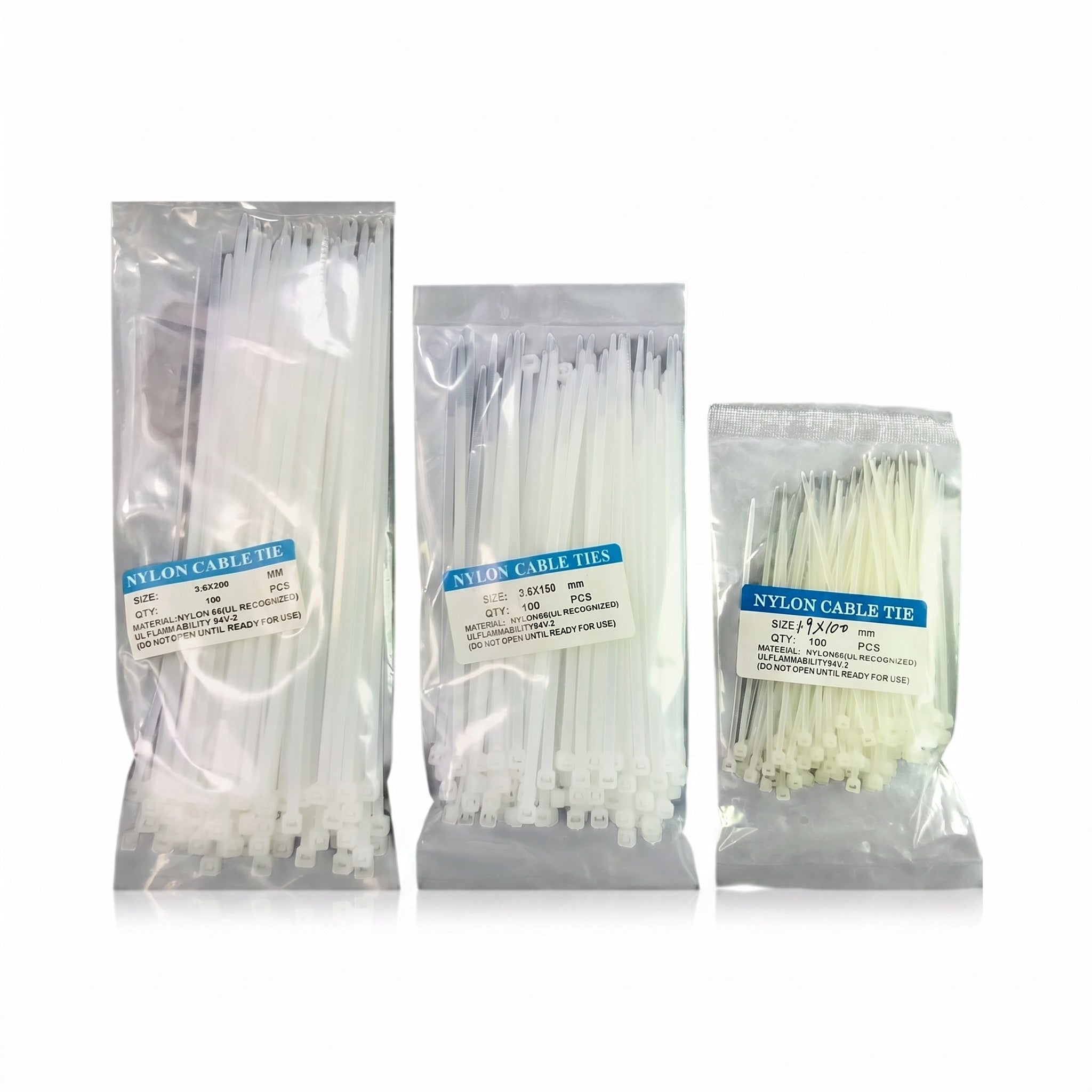 Nylon Transparent Cable Tie/ Pengikat Wayar/ Kabel Tie Locking Zip/ Garden Home Wiring Bind Ikat