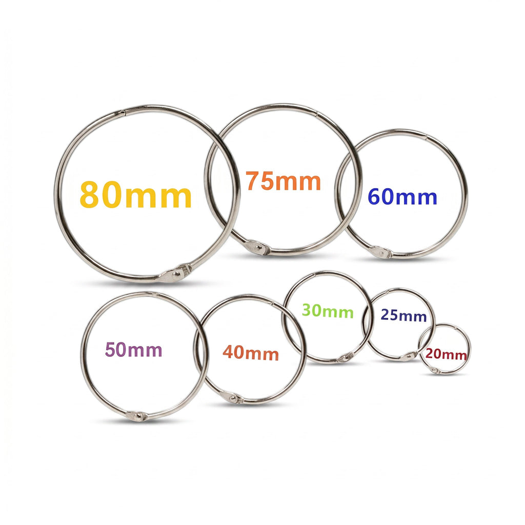 Acura Loose Leaf Rings/ Card Ring 10pcs/pack