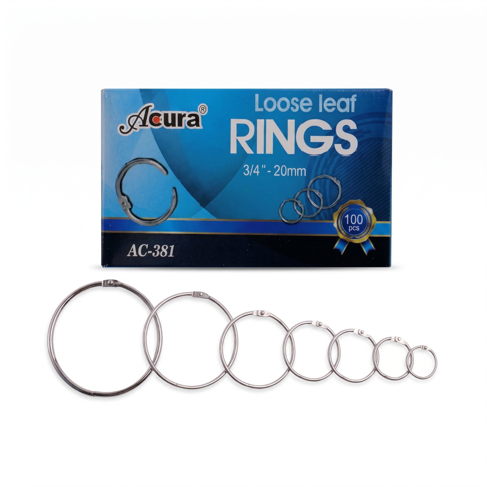 Acura Loose Leaf Rings/ Card Ring 10pcs/pack