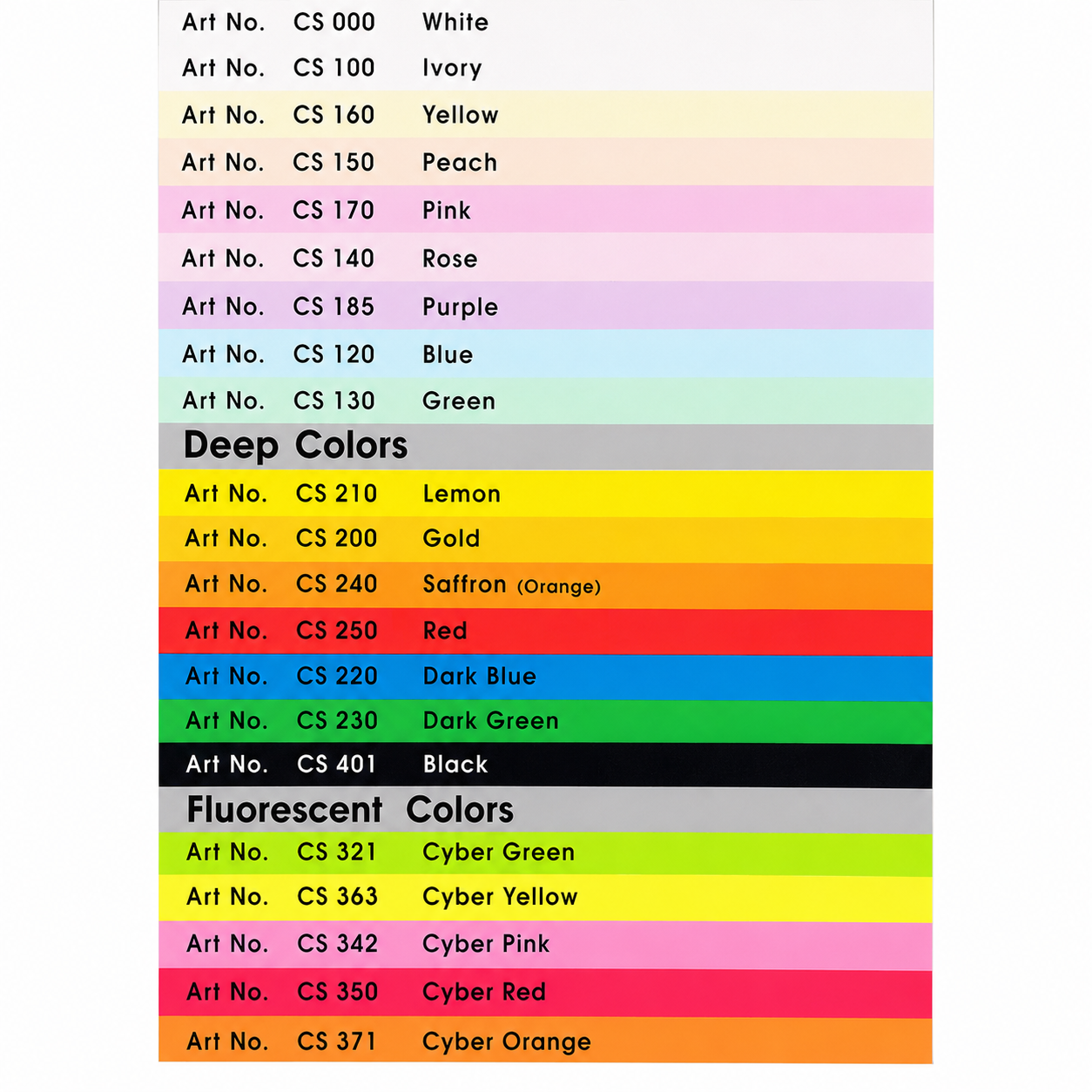 Lucky Star A4 Colour Paper 80GSM (25 Sheets / Pkt) [Dark & Light & Cyber & Special Colour]