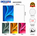 CAMPAP A4 Spiral Notebook Single line CA3202