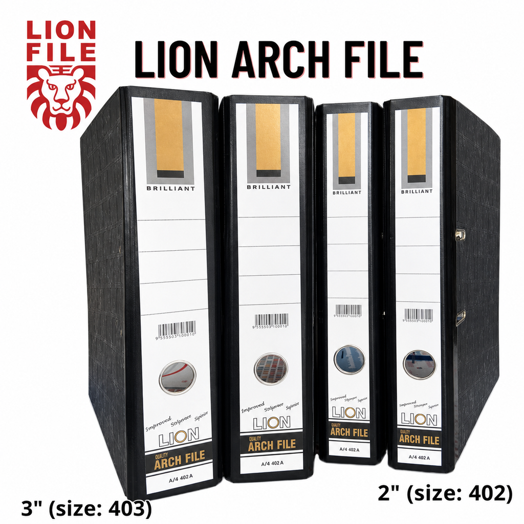 Mega Lever Arch File 2" / 3" Inch Office School Filing Document