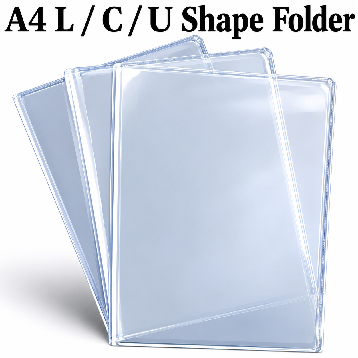 A4 Clear Holder C / L / U Shape File