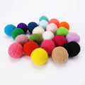 Mixed Soft Round Shaped Pompom with Shinny Glitter Felt Craft Balls DIY