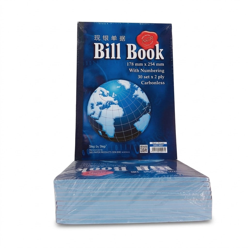 Step By Step NCR Carbonless Bill Book 2 Ply SBS 0007